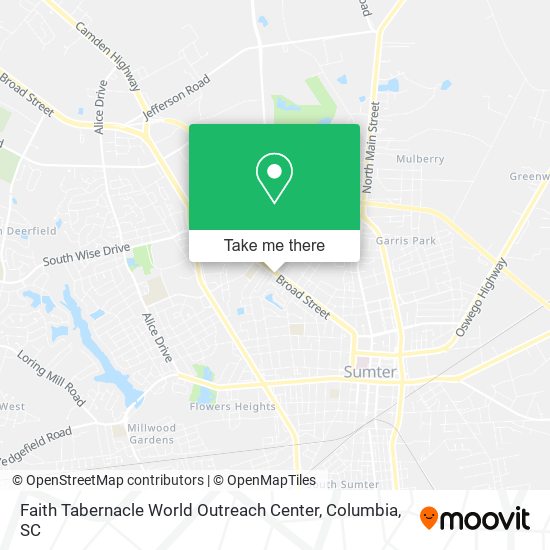 Mapa de Faith Tabernacle World Outreach Center