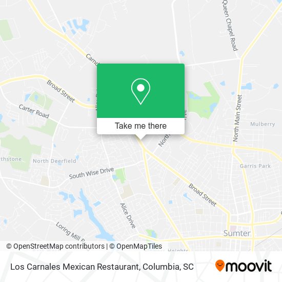 Los Carnales Mexican Restaurant map