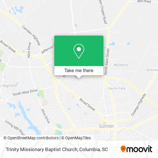 Trinity Missionary Baptist Church map