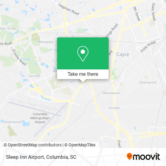 Mapa de Sleep Inn Airport