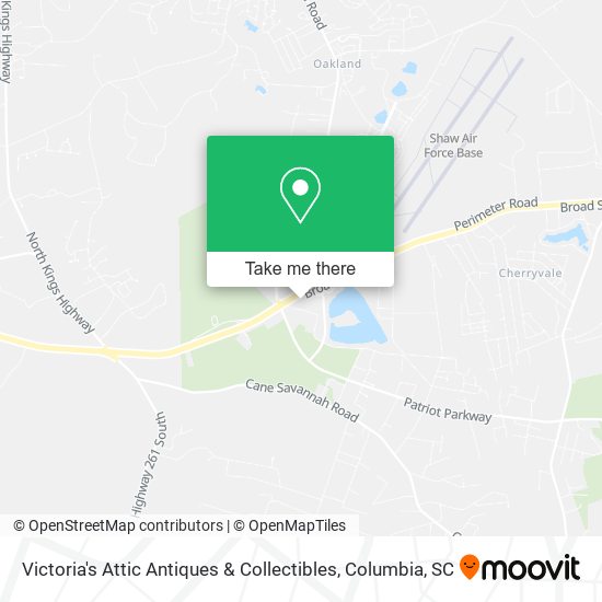 Mapa de Victoria's Attic Antiques & Collectibles
