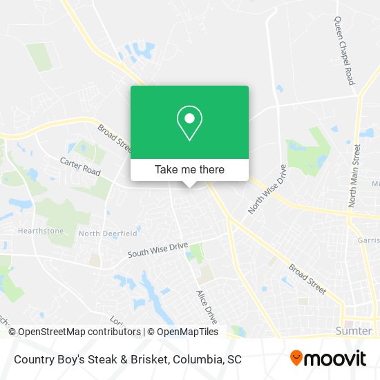 Country Boy's Steak & Brisket map
