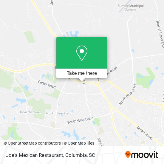 Joe's Mexican Restaurant map