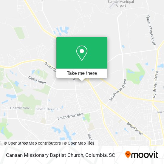 Canaan Missionary Baptist Church map