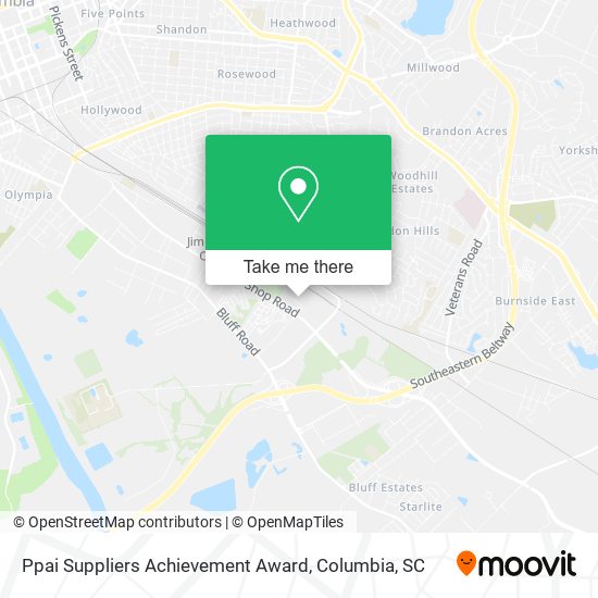 Ppai Suppliers Achievement Award map