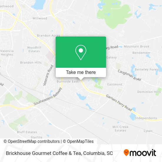 Brickhouse Gourmet Coffee & Tea map