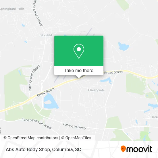 Abs Auto Body Shop map