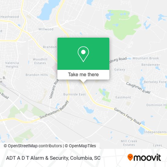 ADT A D T Alarm & Security map