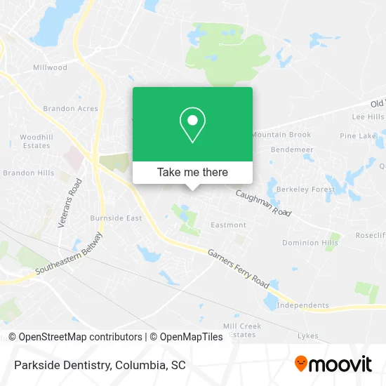 Parkside Dentistry map