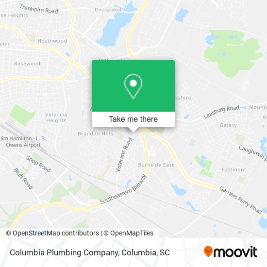 Columbia Plumbing Company map