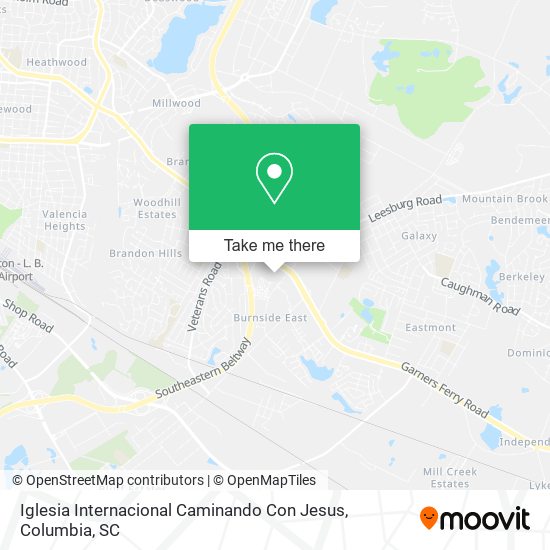 Mapa de Iglesia Internacional Caminando Con Jesus