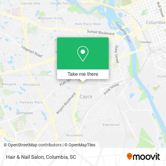 Hair & Nail Salon map
