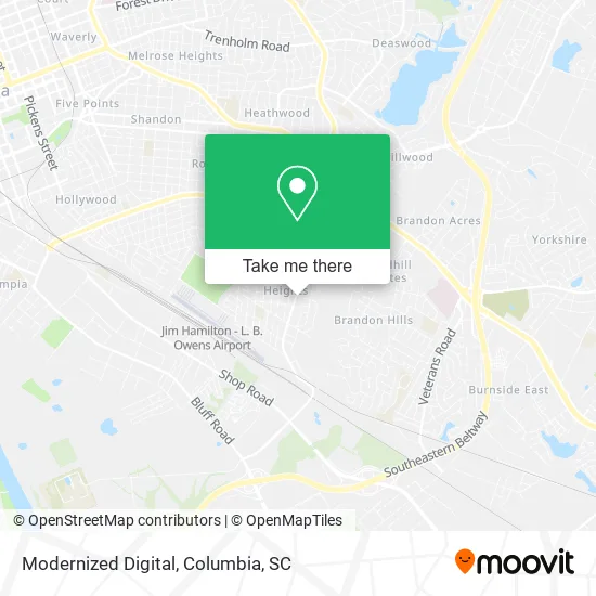 Modernized Digital map