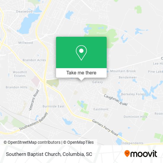 Mapa de Southern Baptist Church