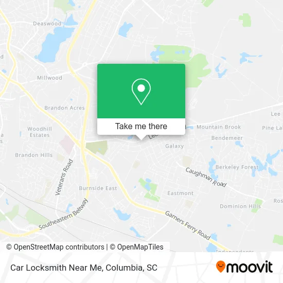 Car Locksmith Near Me map