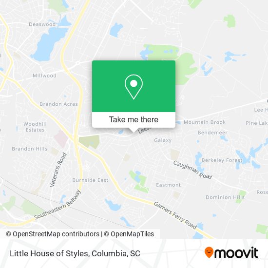 Little House of Styles map