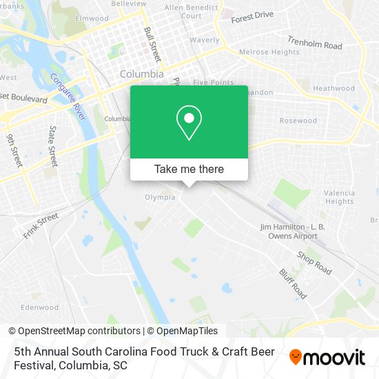 5th Annual South Carolina Food Truck & Craft Beer Festival map