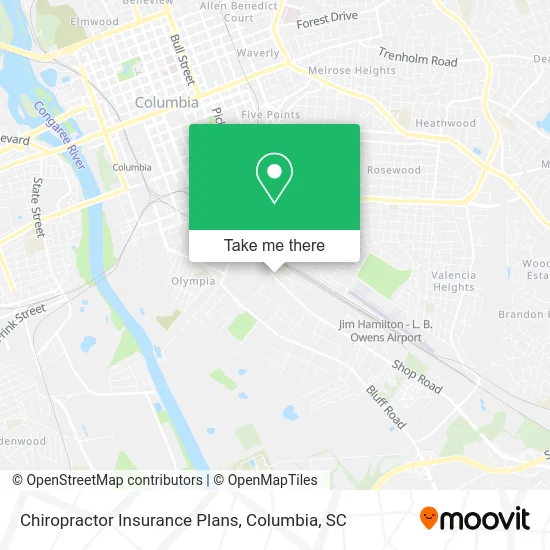 Chiropractor Insurance Plans map
