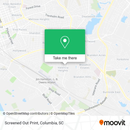 Screened Out Print map