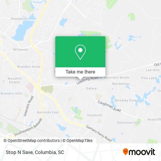 Mapa de Stop N Save