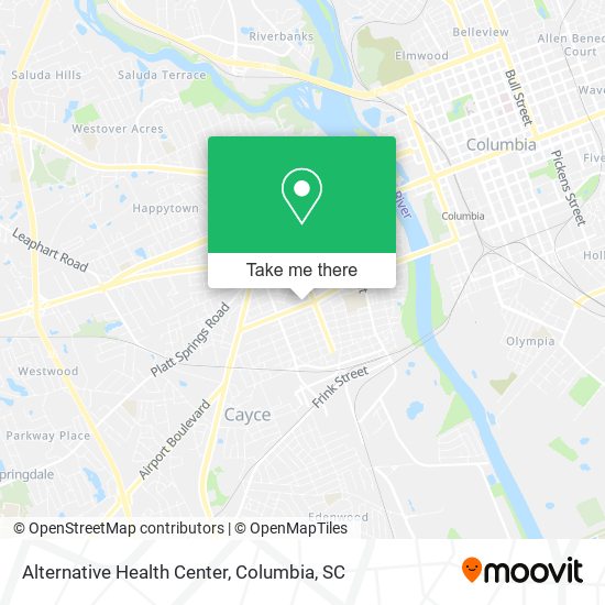 Alternative Health Center map