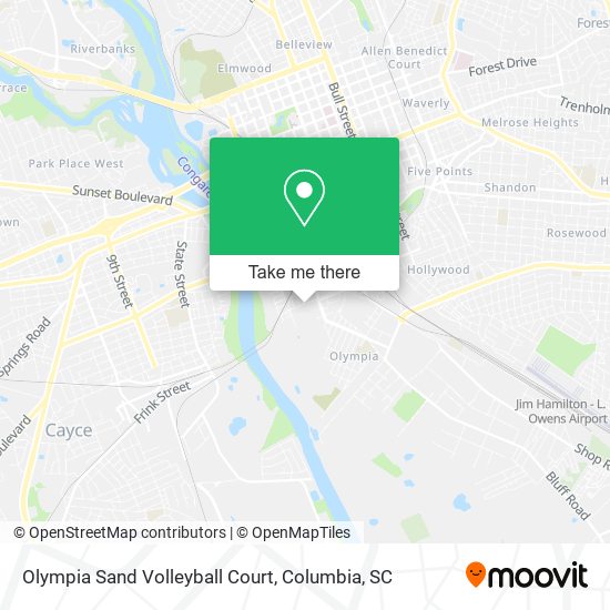 Olympia Sand Volleyball Court map