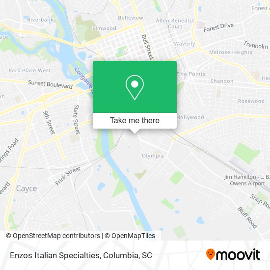 Mapa de Enzos Italian Specialties