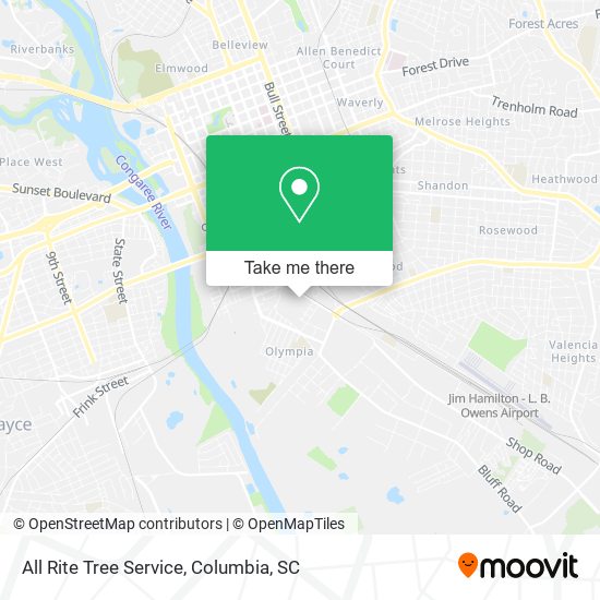 All Rite Tree Service map