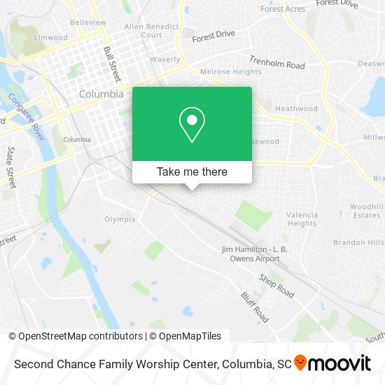Second Chance Family Worship Center map