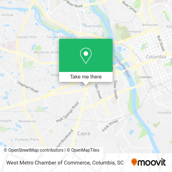 West Metro Chamber of Commerce map