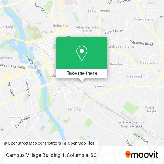 Campus Village Building 1 map