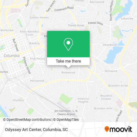Odyssey Art Center map