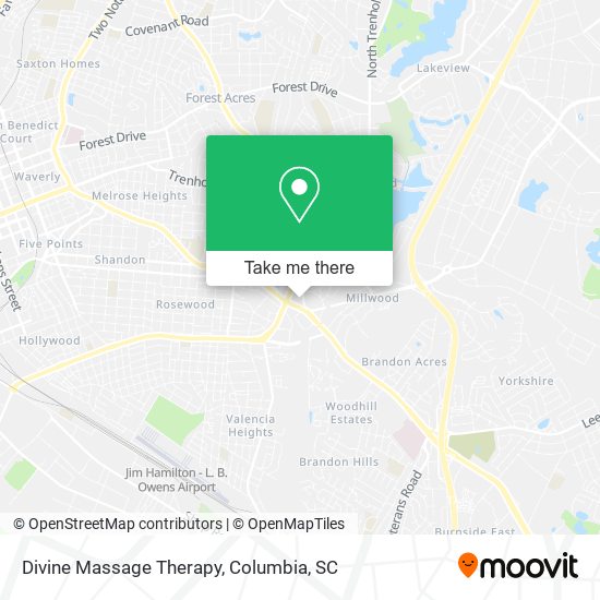 Divine Massage Therapy map