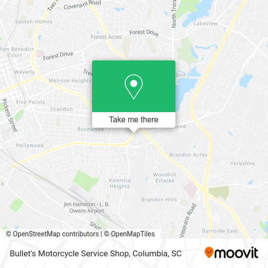 Bullet's Motorcycle Service Shop map