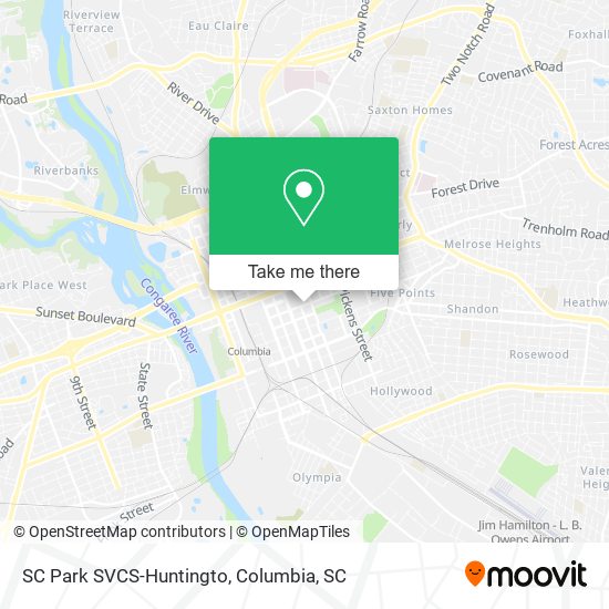 SC Park SVCS-Huntingto map