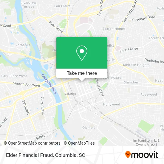 Elder Financial Fraud map