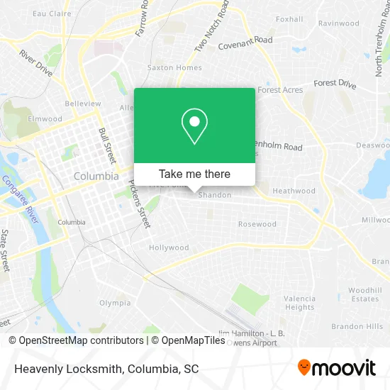 Heavenly Locksmith map