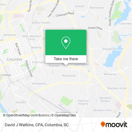 Mapa de David J Watkins, CPA