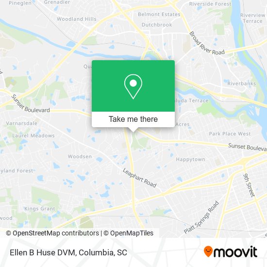 Mapa de Ellen B Huse DVM