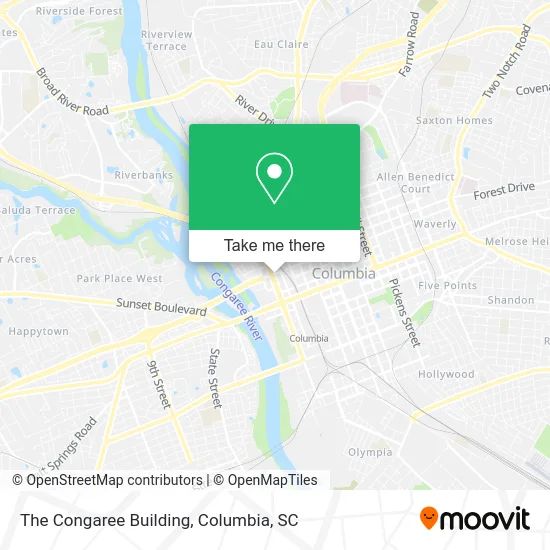 The Congaree Building map