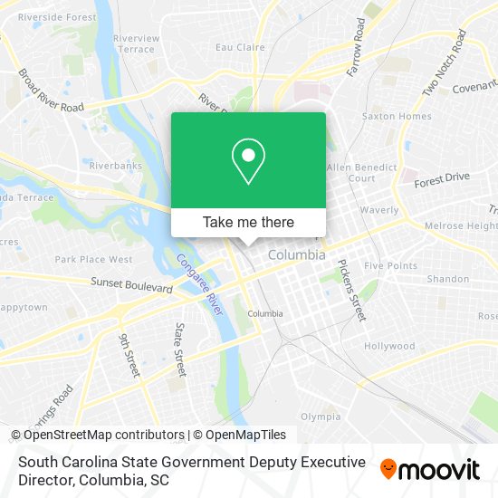 South Carolina State Government Deputy Executive Director map