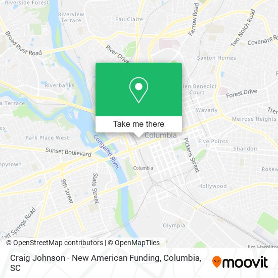 Mapa de Craig Johnson - New American Funding