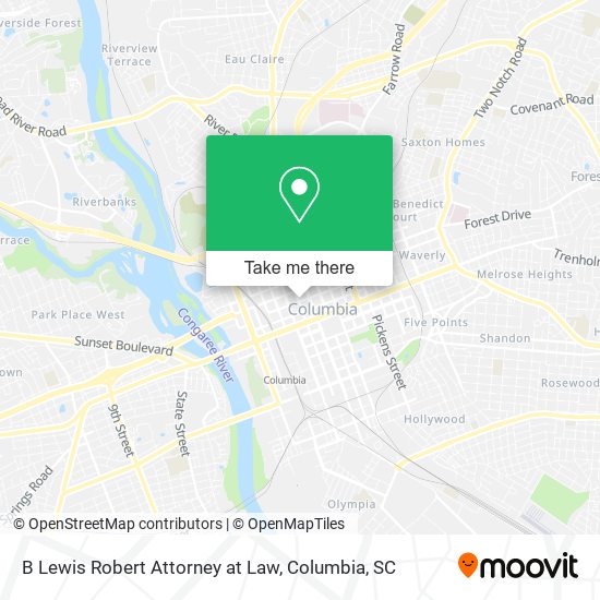 B Lewis Robert Attorney at Law map