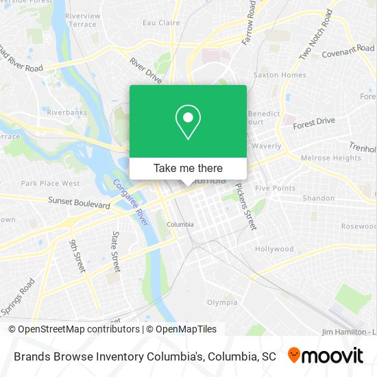 Mapa de Brands Browse Inventory Columbia's