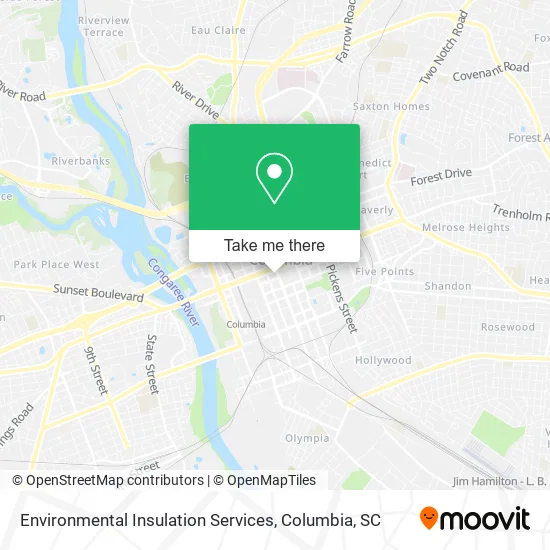Mapa de Environmental Insulation Services