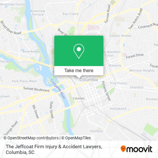 The Jeffcoat Firm Injury & Accident Lawyers map