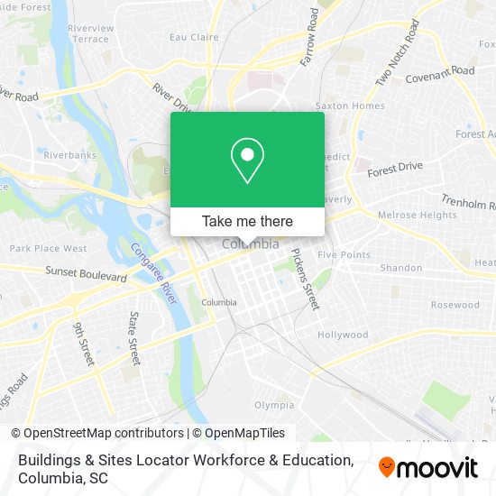 Buildings & Sites Locator Workforce & Education map