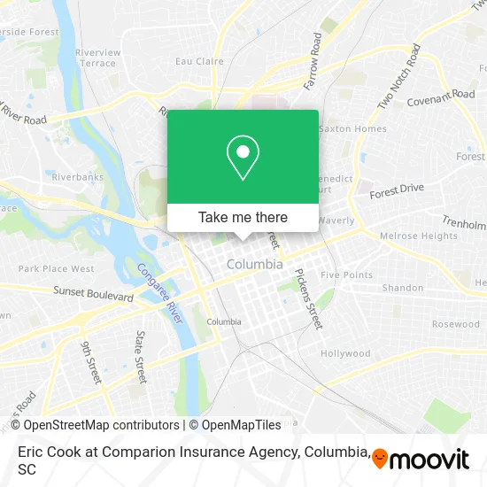 Eric Cook at Comparion Insurance Agency map