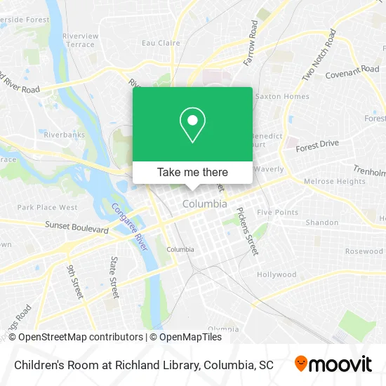 Mapa de Children's Room at Richland Library