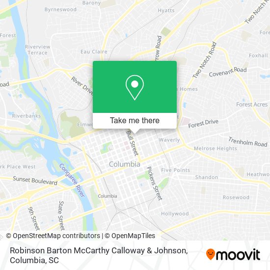 Mapa de Robinson Barton McCarthy Calloway & Johnson